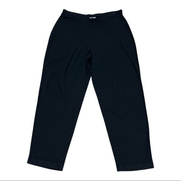 J. Jill Pants - J. Jill Black Casual Lightweight Cropped Pants Size LP